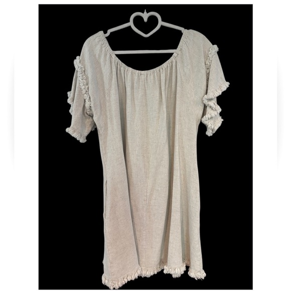 Umgee Linen Pocket Dress EUC - Picture 2 of 3
